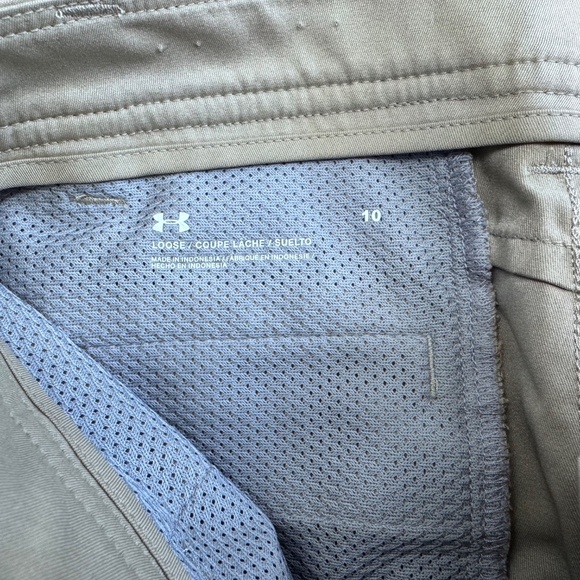 Under Armour Boys Matchplay Golf Pants Khaki Size 10 - Picture 2 of 4